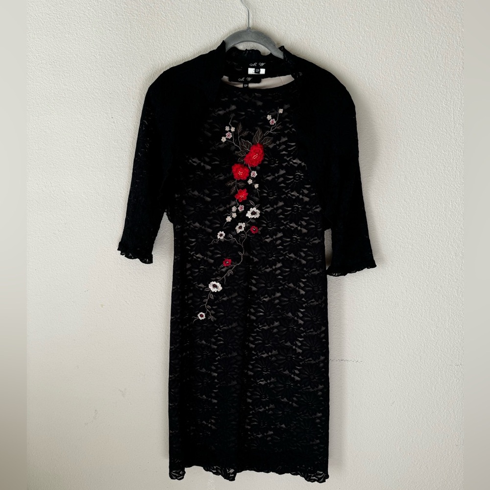 Monkey Wear kids 12petite! Dress with matching cover for shoulders!